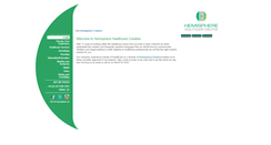 Desktop Screenshot of healthcare.hemispherecreative.com
